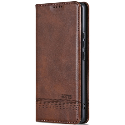 „AZNS“ Retro atverčiamas dėklas - rudas (Xiaomi 17 Ultra)