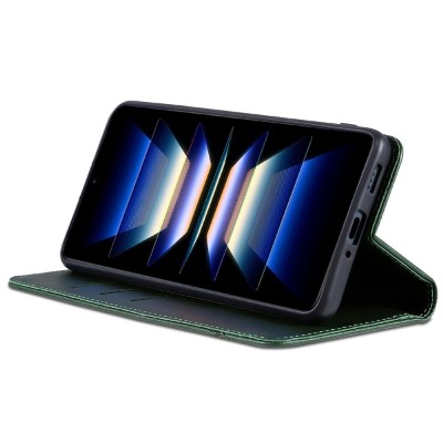 „AZNS“ Retro atverčiamas dėklas - žalias (Xiaomi 17 Ultra)