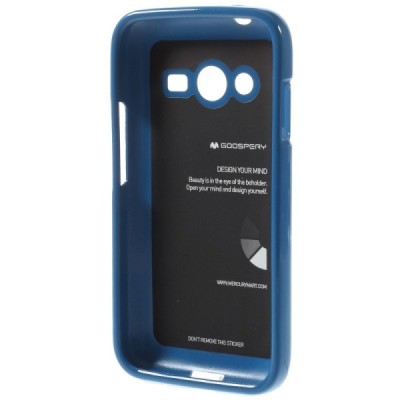 Samsung Galaxy Trend 2 G313 mėlynas Mercury kieto silikono (TPU) dėklas / Priedai.lt