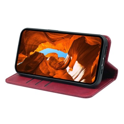 „Binfen“ Split atverčiamas dėklas - raudonas (Honor X5c Plus 4G)