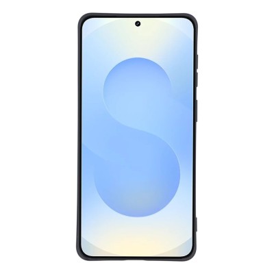 „Dechen“ Ring Kickstand kieto silikono (TPU) dėklas - juodas (Galaxy S26)