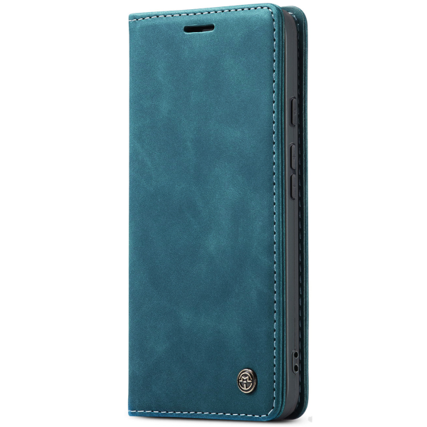 "CaseMe" Retro solīds atvēramais ādas maciņš - zaļš (Pixel 6A)