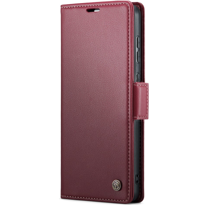 "CaseMe" Leather Flip Case Cover - burgundy (Galaxy S20 Ultra)