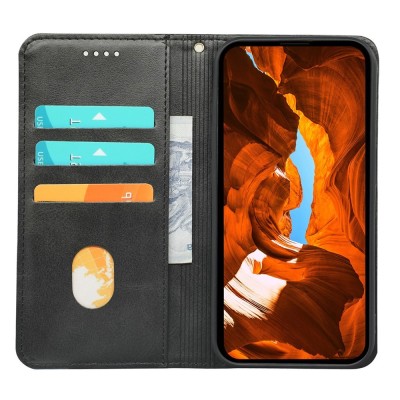 "Binfen" Split atvērams maciņš - melns (Honor X5c Plus 4G)