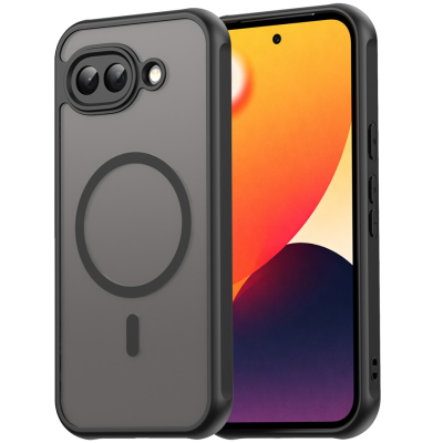 „Mofan“ MagSafe matinis kieto silikono (TPU) dėklas - juodas (Pixel 10a)