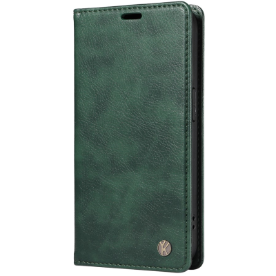 "YIKATU" Split atvērams maciņš - zaļš (Galaxy S22 5G)