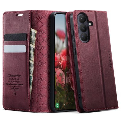 „CaseMe“ Retro Skin Case - burgundy (Galaxy S26)