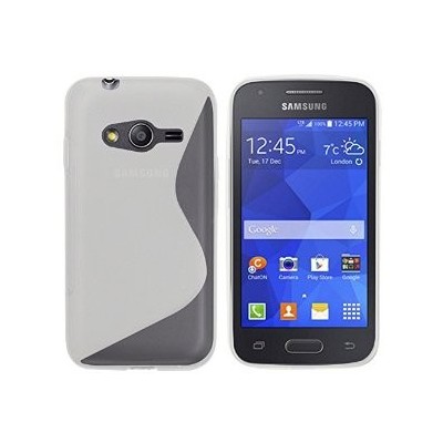 Samsung Galaxy Trend 2 G313 skaidrus (permatomas) kieto silikono TPU dėklas - nugarėlė / Priedai.lt