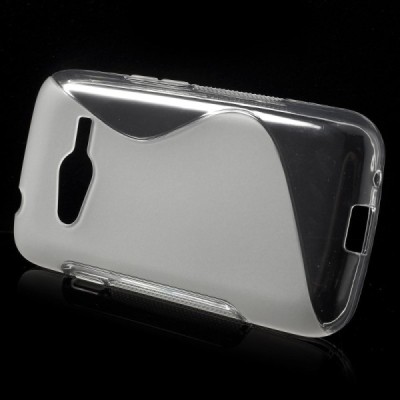 Samsung Galaxy Trend 2 G313 skaidrus (permatomas) kieto silikono TPU dėklas - nugarėlė / Priedai.lt