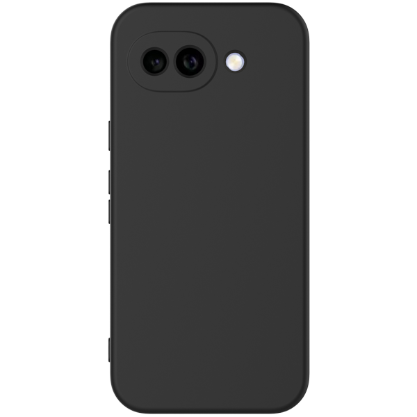 "Shell" hard silicone (TPU) case - black (Pixel 10a)