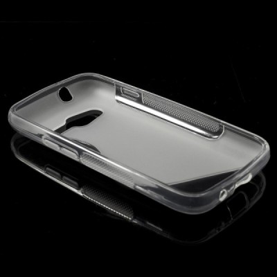 Samsung Galaxy Trend 2 G313 skaidrus (permatomas) kieto silikono TPU dėklas - nugarėlė / Priedai.lt