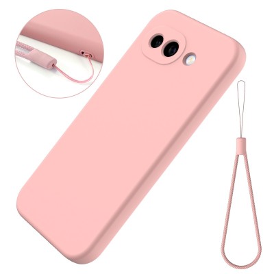 „Shell“ kõva silikoon (TPU) ümbris – roosa (Pixel 10a)
