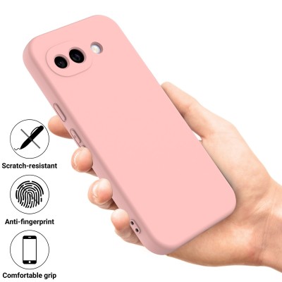 „Shell“ kõva silikoon (TPU) ümbris – roosa (Pixel 10a)