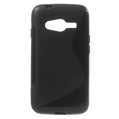 Samsung Galaxy Trend 2 G313 juodas kieto silikono TPU dėklas - nugarėlė / Priedai.lt