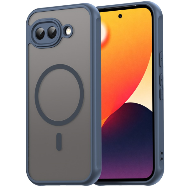 "Mofan" MagSafe matēts cieta silikona (TPU) apvalks - zils (Pixel 10a)