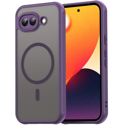 „Mofan“ MagSafe matinis kieto silikono (TPU) dėklas - violetinis (Pixel 10a)