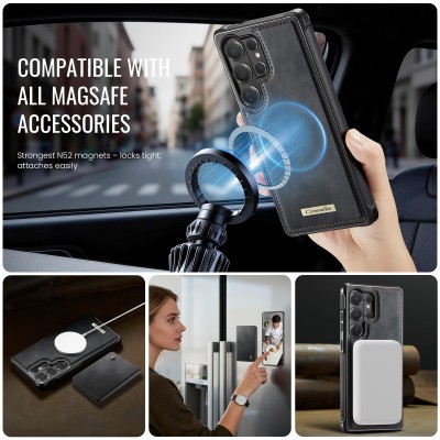 „CASEME“ Wallet case - black (Galaxy S26 Ultra)