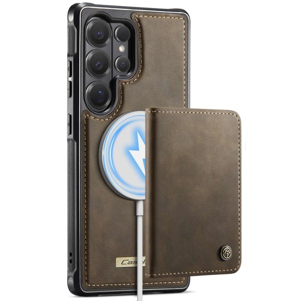 „CASEME“ Wallet apvalks - brūns (Galaxy S26 Ultra)