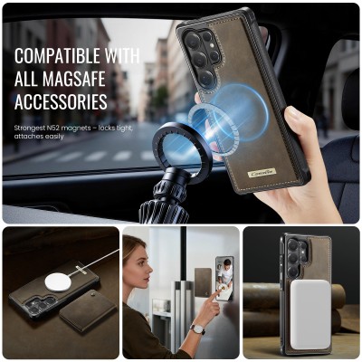 „CASEME“ Wallet kaaned - pruun (Galaxy S26 Ultra)