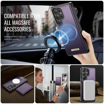 „CASEME“ Wallet kaaned - lilla (Galaxy S26 Ultra)
