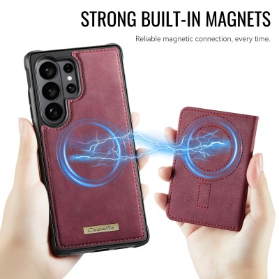 „CASEME“ Wallet kaaned - burgundia (Galaxy S26 Ultra)