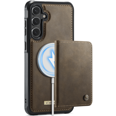 „CASEME“ Wallet dėklas - rudas (Galaxy S26)