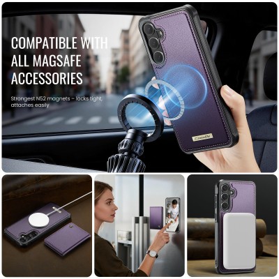 „CASEME“ Wallet apvalks - violets (Galaxy S26)