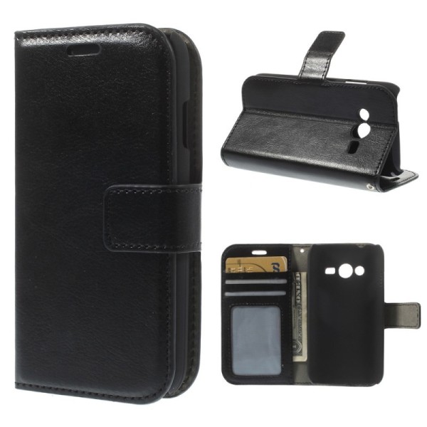 Atverčiamas dėklas - juodas (Galaxy Trend 2)