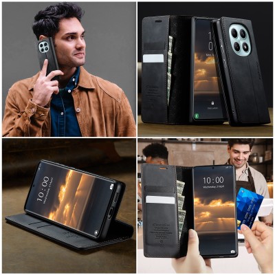 „CaseMe“ Retro Skin Case - Black (Poco M8 / Redmi Note 15 5G)