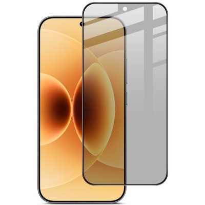 "IMAK" Tempered Glass melns ekrāna aizsargstikls - privāta (Xiaomi 17 / 17 Pro)