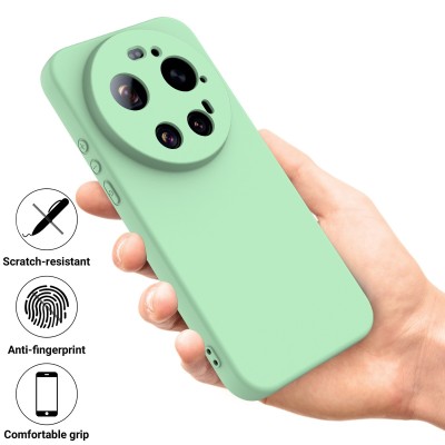 „Shell“ kieto silikono (TPU) dėklas - žalias (Xiaomi 17 Ultra)