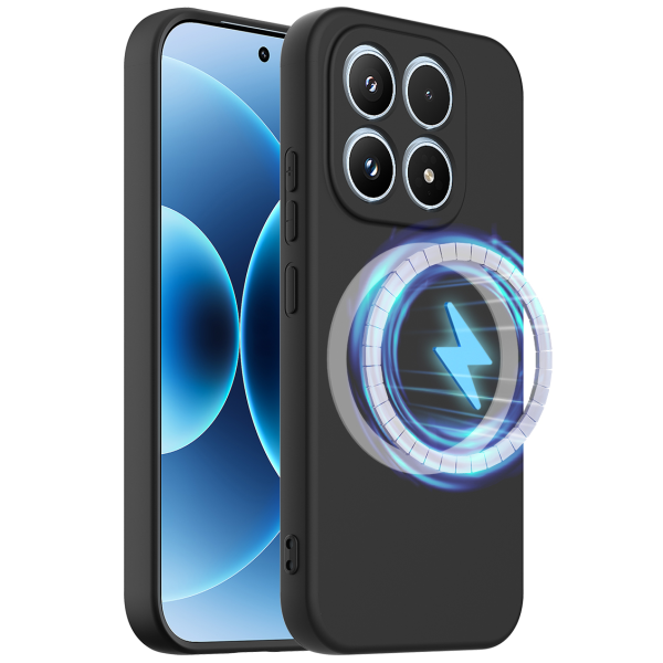 „Shell“ MagSafe kieto silikono (TPU) dėklas - juodas (Xiaomi 17)