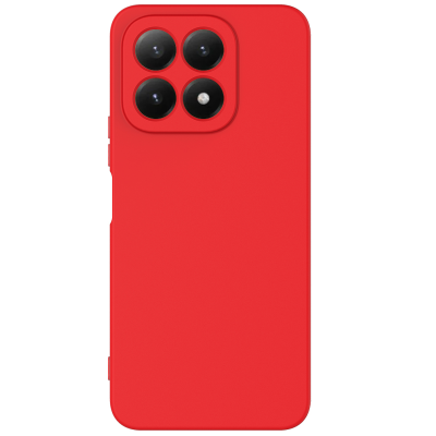"Shell" hard silicone (TPU) case - red (Xiaomi 17)