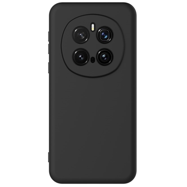 "Shell" cieta silikona (TPU) apvalks - melns (Honor Magic7 Pro 5G)