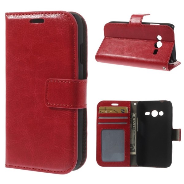 Atvēramais futrālis - sarkans (Galaxy Trend 2)