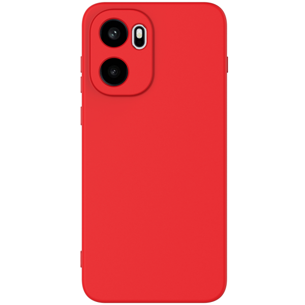 „Shell“ kieto silikono (TPU) dėklas - raudonas (OnePlus 15R / Ace 6T / Ace 6)