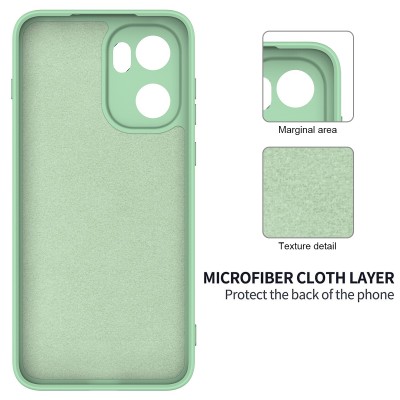 "Shell" hard silicone (TPU) case - green (OnePlus 15R / Ace 6T / Ace 6)