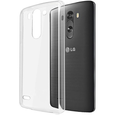 LG G3 S D722 plastikinis skaidrus (permatomas) dėklas - nugarėlė / Priedai.lt