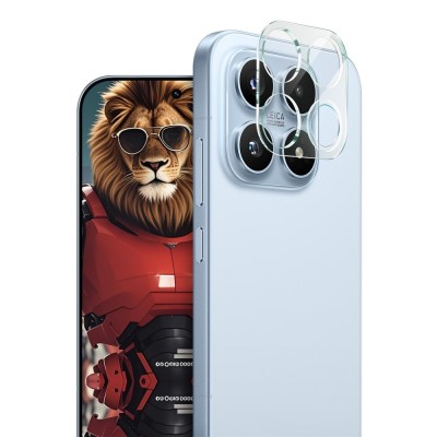 "IMAK" rear camera protective glass 0.3 mm - black (Xiaomi 17)