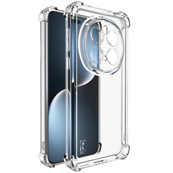 "Imak" pastiprinātas aizsardzības cieta silikona (TPU) apvalks - dzidrs (Honor Magic7 Pro 5G)