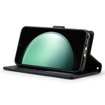 "LC.IMEEKE" MagSafe 2-in-1 Flip Case - Black (Galaxy A57)