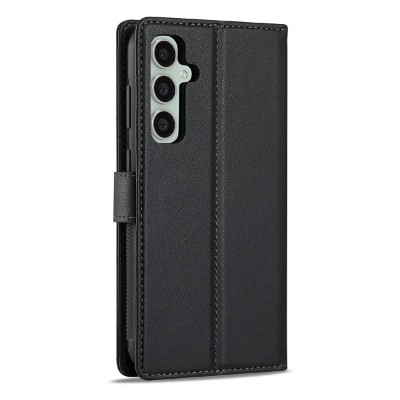 "LC.IMEEKE" MagSafe 2-in-1 Flip Case - Black (Galaxy A57)