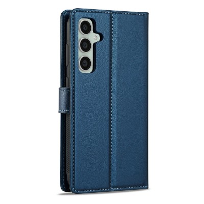 "LC.IMEEKE" MagSafe 2-in-1 Flip Case - Blue (Galaxy A57)
