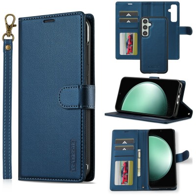 "LC.IMEEKE" MagSafe 2-in-1 atlokāms maciņš - zils (Galaxy A57)