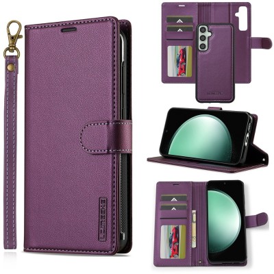 „LC.IMEEKE“ Magsafe atverčiamas 2-in-1 dėklas, knygutė - violetinis (Galaxy A57)