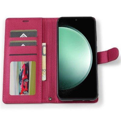 "LC.IMEEKE" MagSafe 2-in-1 atlokāms maciņš - sarkans (Galaxy A57)