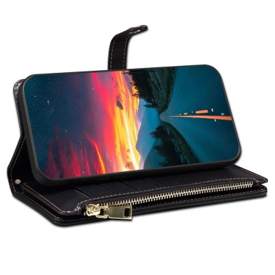 "ESEBLE" Solid Case with Detachable Wallet - Black (iPhone 17 Pro)