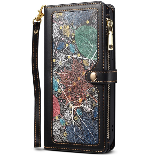 "ESEBLE" solīds maciņš ar noņemamu maku - melns (Galaxy S26)