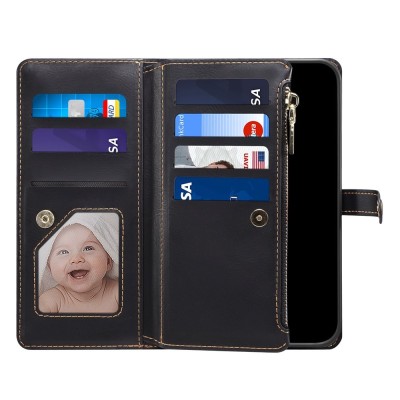 "ESEBLE" Solid Case with Detachable Wallet - Black (Galaxy S26)