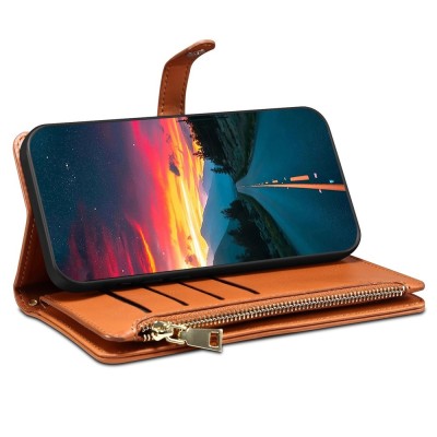 „ESEBLE“ solidus dėklas su pinigine - rudas (Galaxy S26)